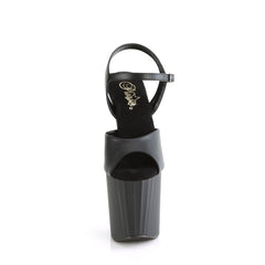 7 Inch Heel ENCHANT-709 Black PU