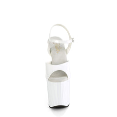 7 Inch Heel ENCHANT-709 White Patent