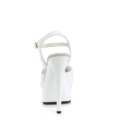 6 Inch Heel EXCITE-609 White Pat