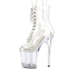 8 Inch Heel FLAMINGO-1020C Clear