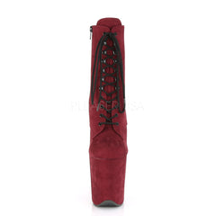 8 Inch Heel FLAMINGO-1020FS Burgundy Suede
