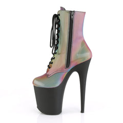 8 Inch Heel FLAMINGO-1020REFL Rainbow Reflective