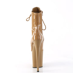 8 Inch Heel FLAMINGO-1021 Toffee Patent