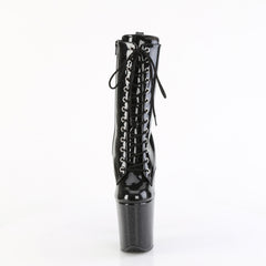 8 Inch Heel FLAMINGO-1040GP Black Glitter