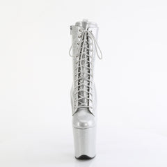 8 Inch Heel FLAMINGO-1040GP Silver Glitter