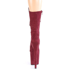 8 Inch Heel FLAMINGO-1050FS Burgundy Suede