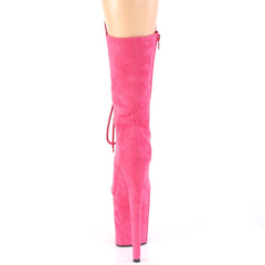 8 Inch Heel FLAMINGO-1050FS Hot Pink Suede