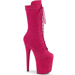 8" Heel FLAMINGO-1050FS Hot Pink Suede