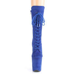 8 Inch Heel FLAMINGO-1050FS Royal Blue Suede