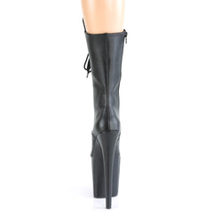 8 Inch Heel FLAMINGO-1050WR Black Leather
