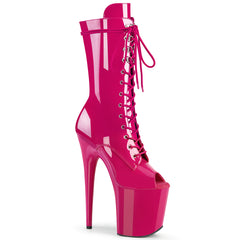 8" Heel FLAMINGO-1051 Hot Pink Pat