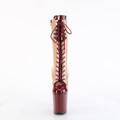 8 Inch Heel FLAMINGO-1054DC Blush Burgundy