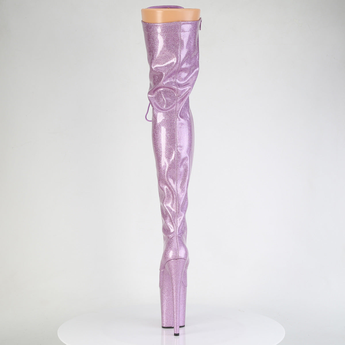 8 Inch Heel FLAMINGO-3020GP Lilac Glitter