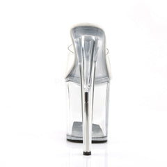 PLEASER FLAMINGO-801 Clear Platform Slides - Shoecup.com - 4