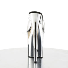 8 Inch Heel FLAMINGO-801 Silver Chrome