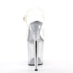 8 Inch Heel FLAMINGO-808MMG Clear