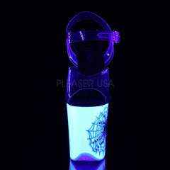 8 Inch Heel FLAMINGO-808SW Neon White