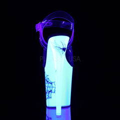 8 Inch Heel FLAMINGO-808SW Neon White