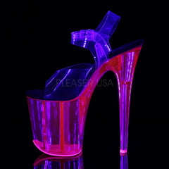 8 Inch Heel FLAMINGO-808UVT Hot Pink