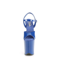 8 Inch Heel FLAMINGO-809 Royal Blue Pat