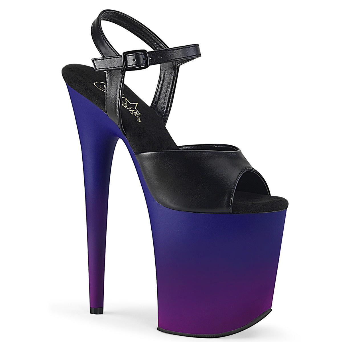 8" Heel FLAMINGO-809BP Blue Purple Ombre