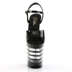 Pleaser FLAMINGO-809LN Black Lined Platform Sandal