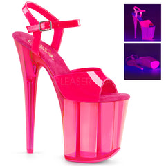 8" Heel FLAMINGO-809UVT Hot Pink