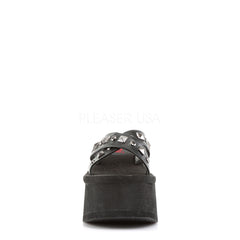 Demonia,DEMONIA FUNN-29 Black Pu Platform - Shoecup.com