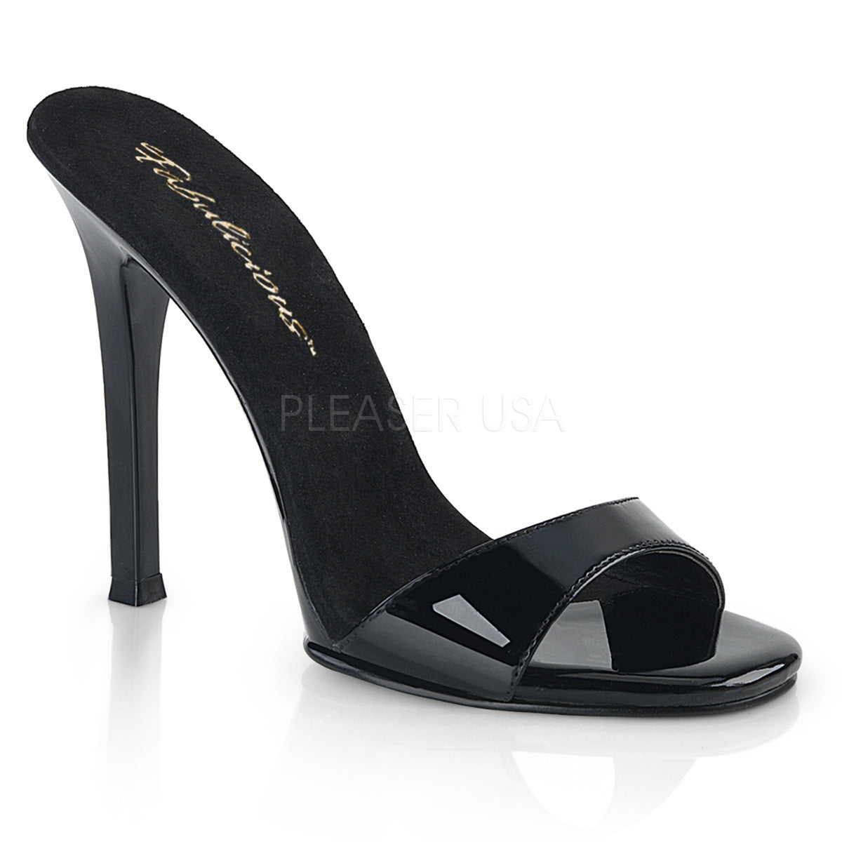 4" Heel GALA-01S Black Pat