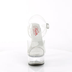 6 Inch Heel GLEAM-608 Clear