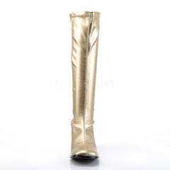 3 Inch Heel GOGO-300 Gold Pu