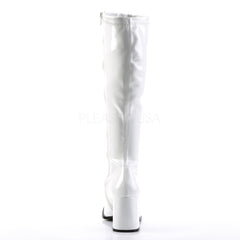 3 Inch Heel GOGO-300 White Pat