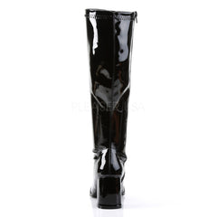 3 Inch Heel GOGO-300WC Black (Wide Calf)