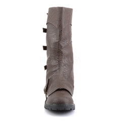Men's Brown Renaissance Medieval Pirate Boots - Shoecup.com - 5