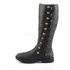 GOTHAM-109 Men's Black Renaissance Boots