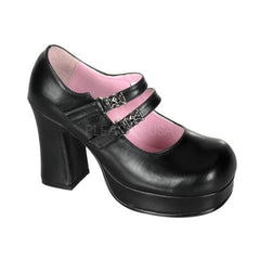 DEMONIA GOTHIKA-09 Black Pu Platform (One Size Small) - Shoecup.com - 1
