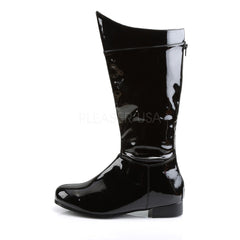 Men's Black Pat Superhero Boots