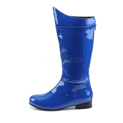 Men's Blue Pat Super Hero Boots