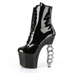 7 Inch Heel IRONGRIP-1020 Black Patent