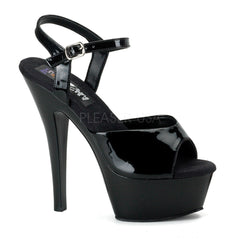 FUNTASMA JULIET-209 Black Pat Sexy Stiletto Heel Sandals - Shoecup.com