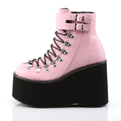 Demonia KERA-21 Baby Pink Ankle Boots - Shoecup.com - 3