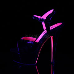 6 Inch Heel KISS-209TT Neon Hot Pink