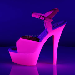 6 Inch Heel KISS-209UV Neon Hot Pink