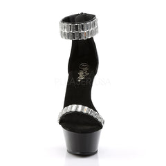 Pleaser KISS-269RS Black Sandals