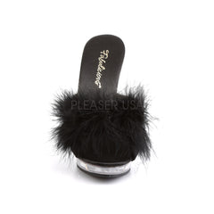 5 Inch Heel LIP-101-8 Black Fur