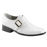 Men's White Pu Costume Loafer Ganster Shoes - Shoecup.com