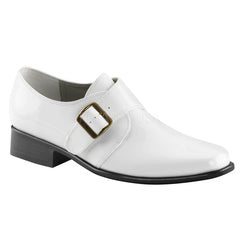 Men's White Pu Costume Loafer Ganster Shoes - Shoecup.com