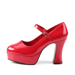 FUNTASMA MARYJANE-50 Red Pat MaryJane Pumps
