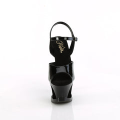 7 Inch Heel MOON-709H Black Red