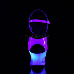 7 Inch Heel MOON-711MER Blue Ombre